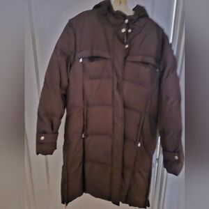 Michael Kors Brown Puffer Coat